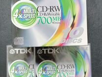 Чистые CD-RW диски TDK