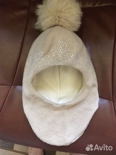 Шапка шлем зимняя