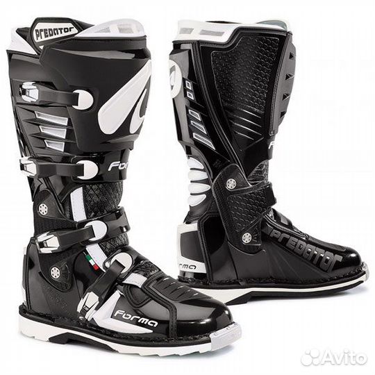 Мотоботы Forma Predator 2.0 черно-белый