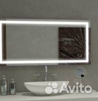 Зеркало с подсветкой на стену