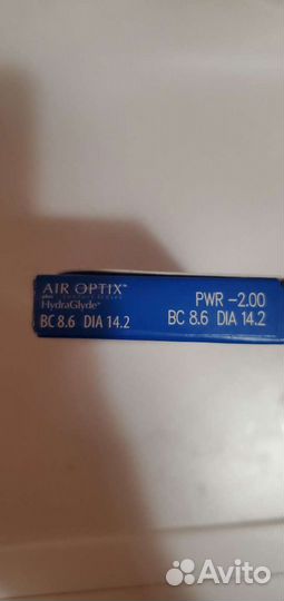 Линзы контактные alcon -2