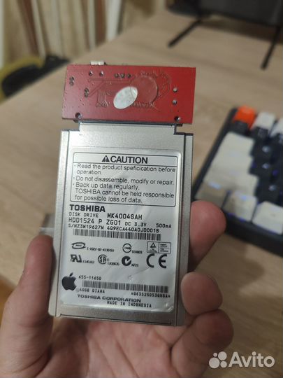 Toshiba MK4004 hdd для iPod classic 1.8 дюймов hdd