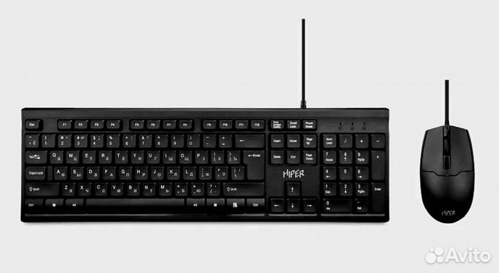 Проводной комплект клавиатура + мышь