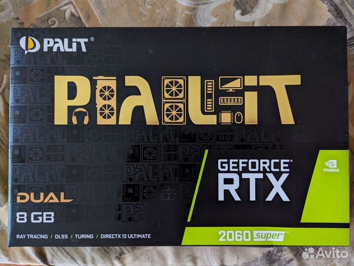 Видеокарта Nvidia RTX2060super 8Gb (на гарантии)