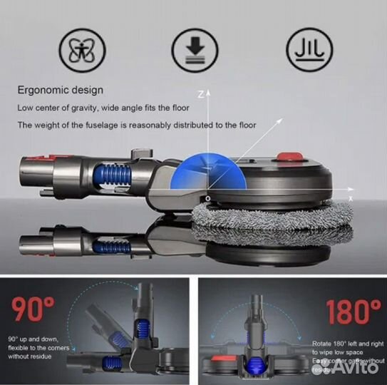 Электрическая насадка для мытья полов