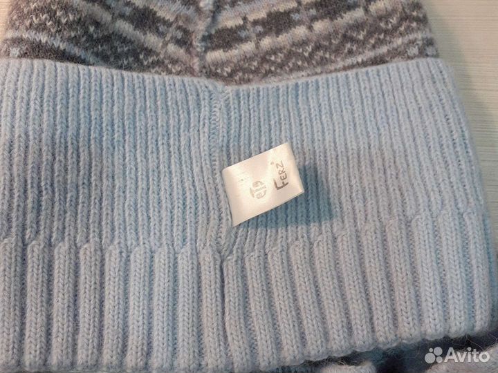 Шапка и шарф женский