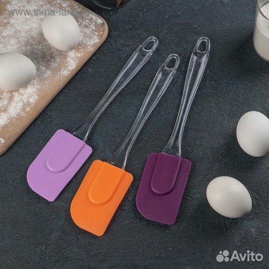 Лопатка Доляна «Лёд», 24,5 см, цвет микс