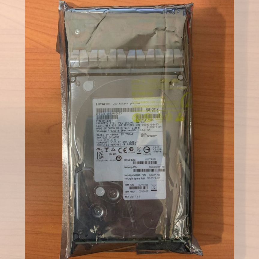 [X302A] Жесткий Диск Netapp 1tb Sata 6g 3.5 X302a