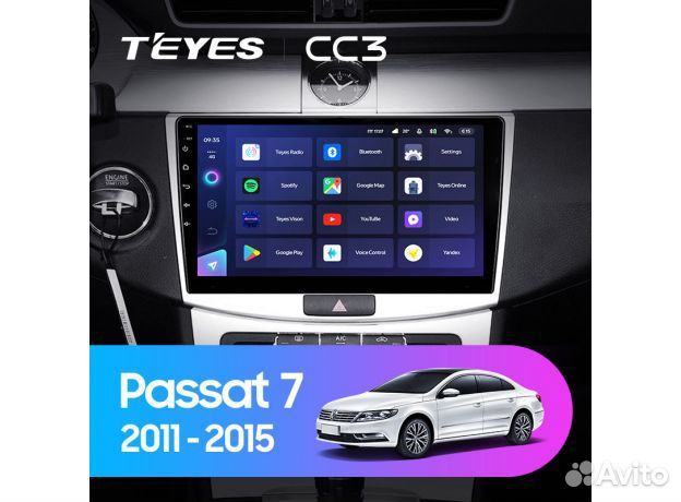 Магнитола Teyes CC3 4/32 Volkswagen Passat 7