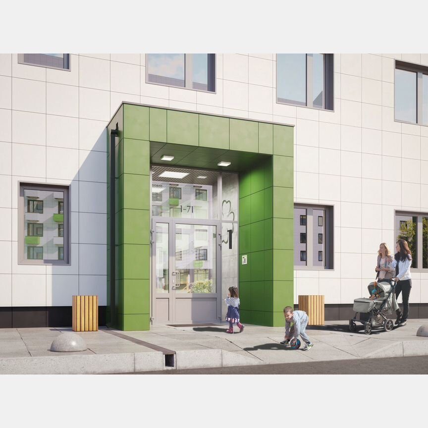 3-к. квартира, 57,4 м², 9/9 эт.