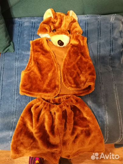 Аренда Костюм медведя карнавальный для 3-4 лет