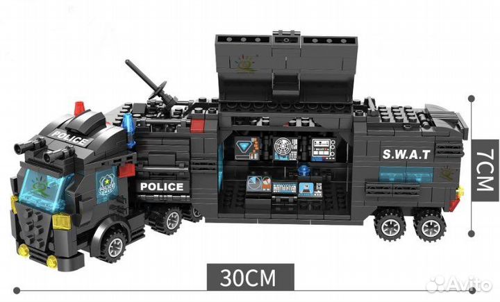Аналог лего Конструктор mingdi swat