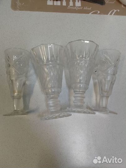Хрустальные рюмки на ножке СССР