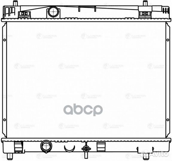 Радиатор охл. для а/м Toyota Yaris II (05) 1.0