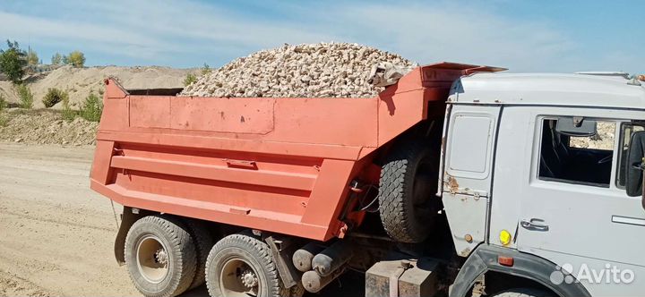 Камаз. Честная доставка песка щебня