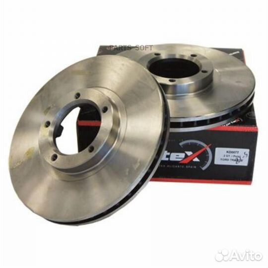 Kortex KD0077 Диск торм. пер.вент.254x24 5 отв