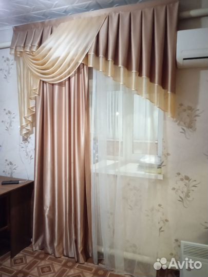 Шторы с ламбрекеном Заходите в профиль