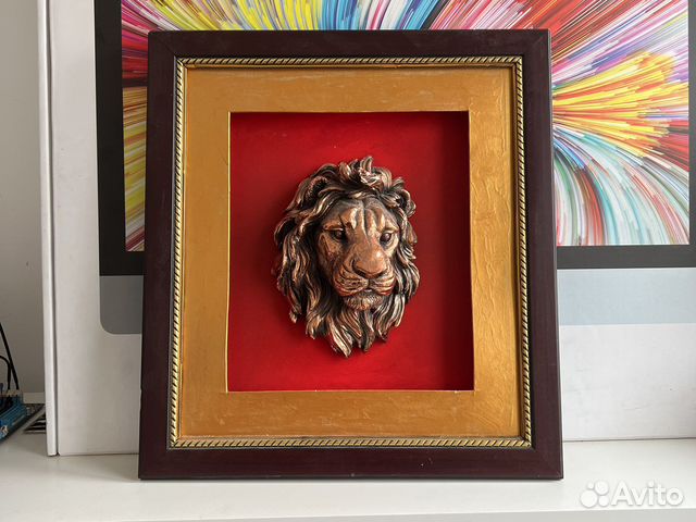 Барельеф из бронзы на стену