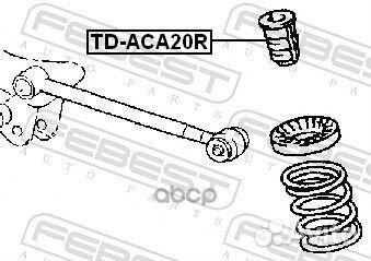 Отбойник амортизатора toyota RAV4 00-05 зад.под