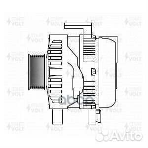 Генератор 100A LG 1906 startvolt