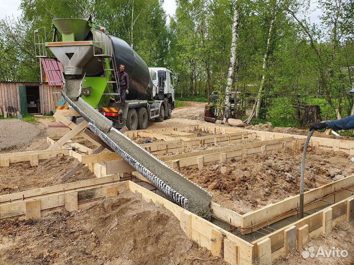 Строительство фундамента