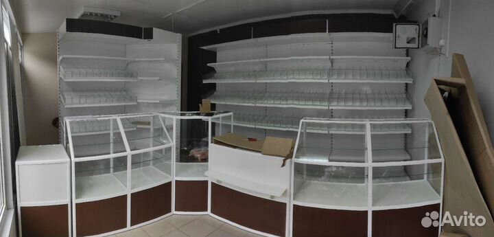 Стеллаж металлический витрина