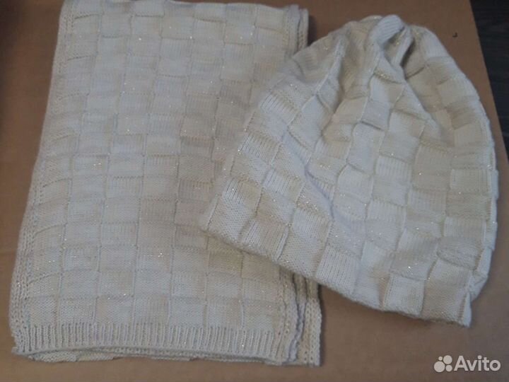 Комплект шапка и шарф