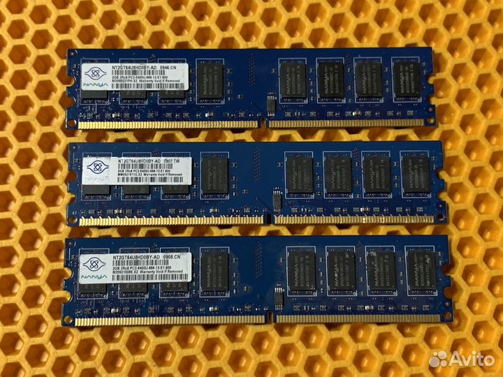 Оперативная память 2GB DDR2 800MHz Nanya
