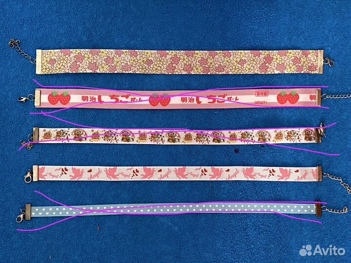 Необычные чокеры в стиле харадзюку и лолита