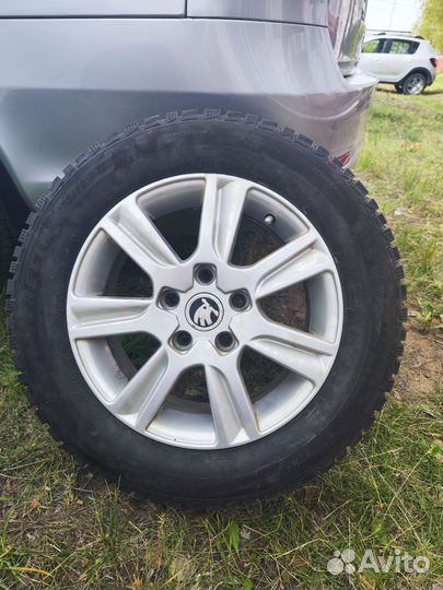 Колёса на skoda vag r 15 michelin x-ice north