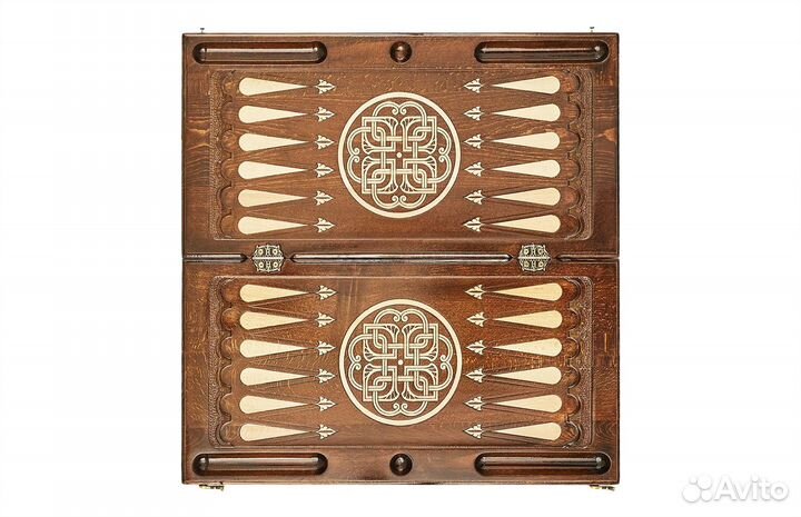 Нарды резные Древесный узор 62 х 61 см Бук Армения 62471