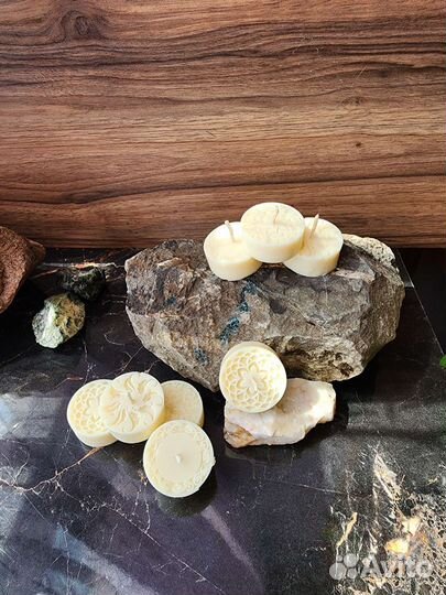 Свечи чайные набор 4шт, без гильзы