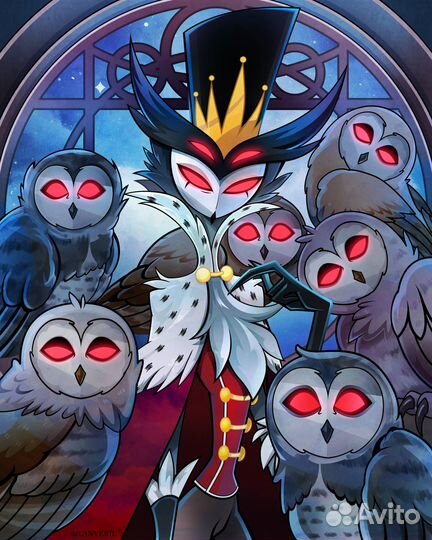 Наклейки (Helluva Boss, Hazbin Hotel)