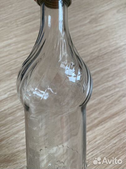 Бутылки стеклянные для декора 4 шт