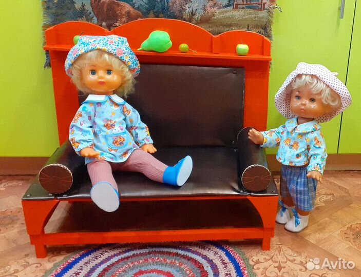Кукла СССР, куклы, игрушки, мебель