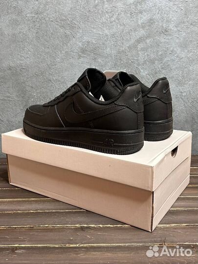 Кроссовки Nike Air force 1 low black новые