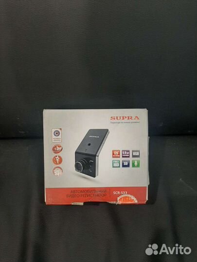 Автомобильный видеорегистратор supra SCR-533