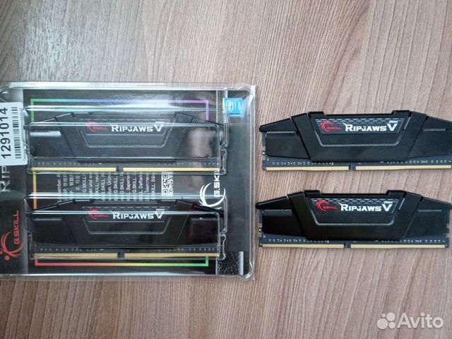 G.skill Ripjaws V 16 гб (8 гб x 2шт) DDR4 3200 мгц