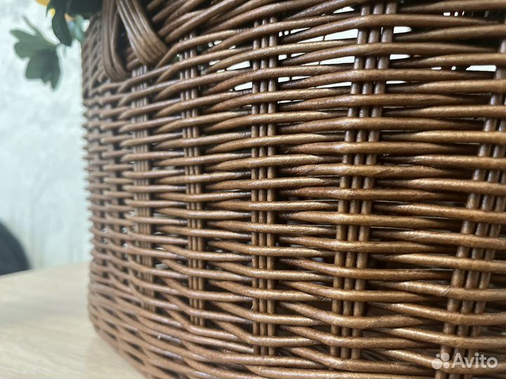 Корзина плетеная большая