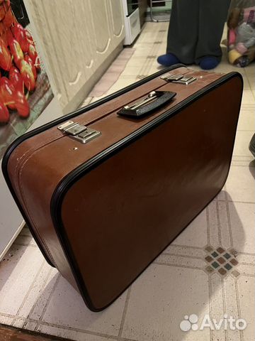 Кейс чемодан кожа СССР 1980 год раритет винтаж