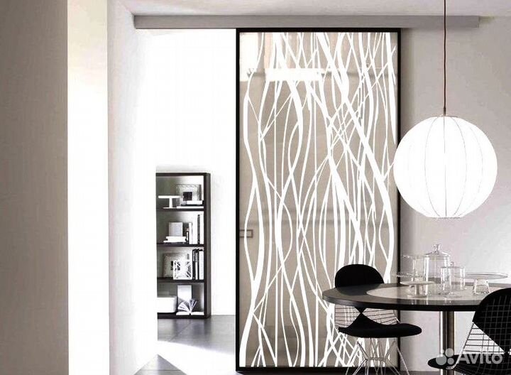 Цельностеклянные двери