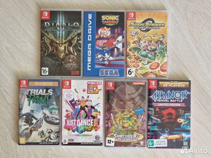 Игры для nintendo switch катриджи