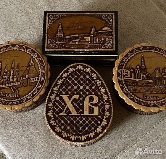 Сувениры, шкатулки,магниты (береста, дерево)