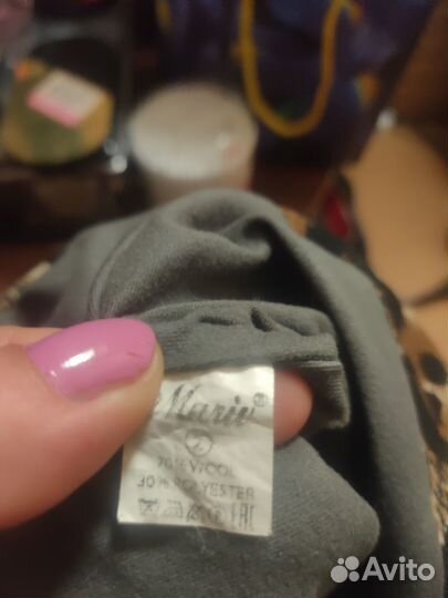 Комплект леопард шапка и снуд