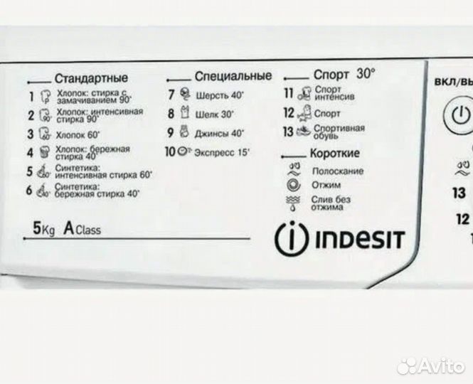 Стиральная машина Indesit iwsb 5105 (CIS) новая