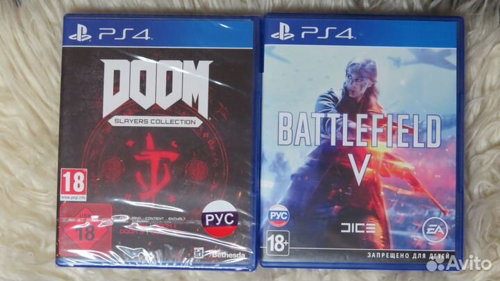 Doom slayer collection + Battlefield 5 PS4