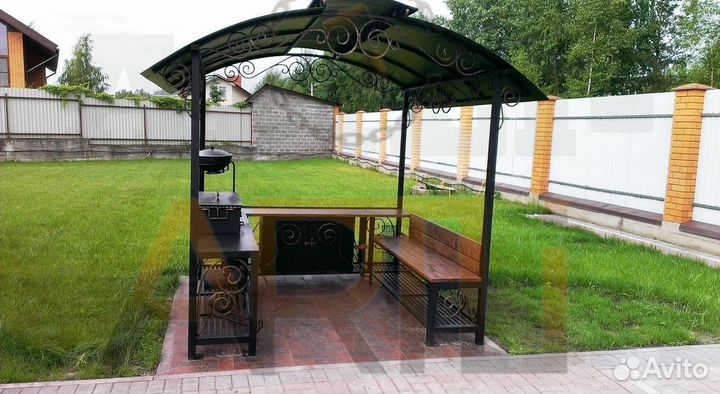 Кованые мангалы с крышей Изготовление и в Наличии