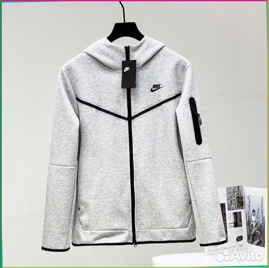 Зип худи Nike Tech Fleece (Art: 29505)