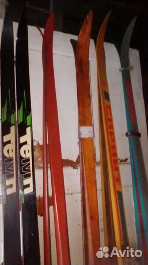 Зимние лыжи деревянные, сделано в СССР