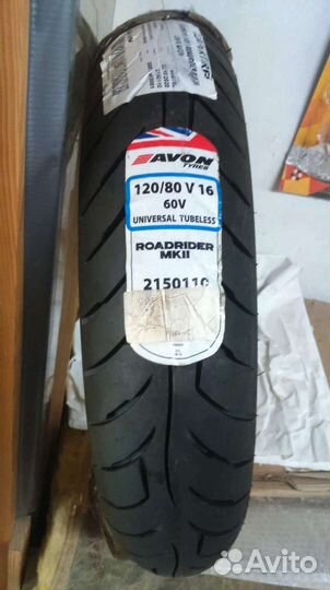 Мотошина 120 80 16 Avon Roadrider MK2